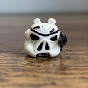 ANGRY BIRDS Star Wars STORMTROOPER PIG Telepod Toy Figure QR CODE Cake Topper